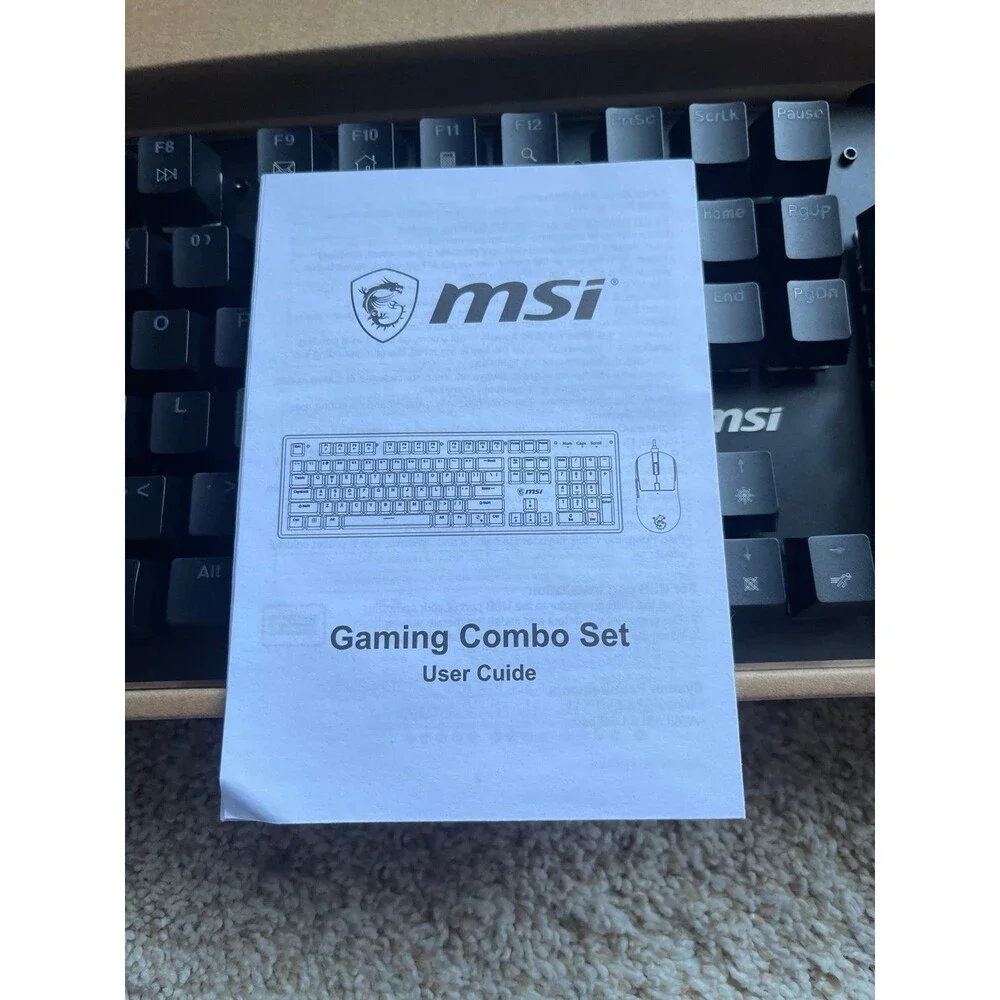 MSI S11-04US2J1-LAX Wired Gaming Keyboard & Mouse Combo